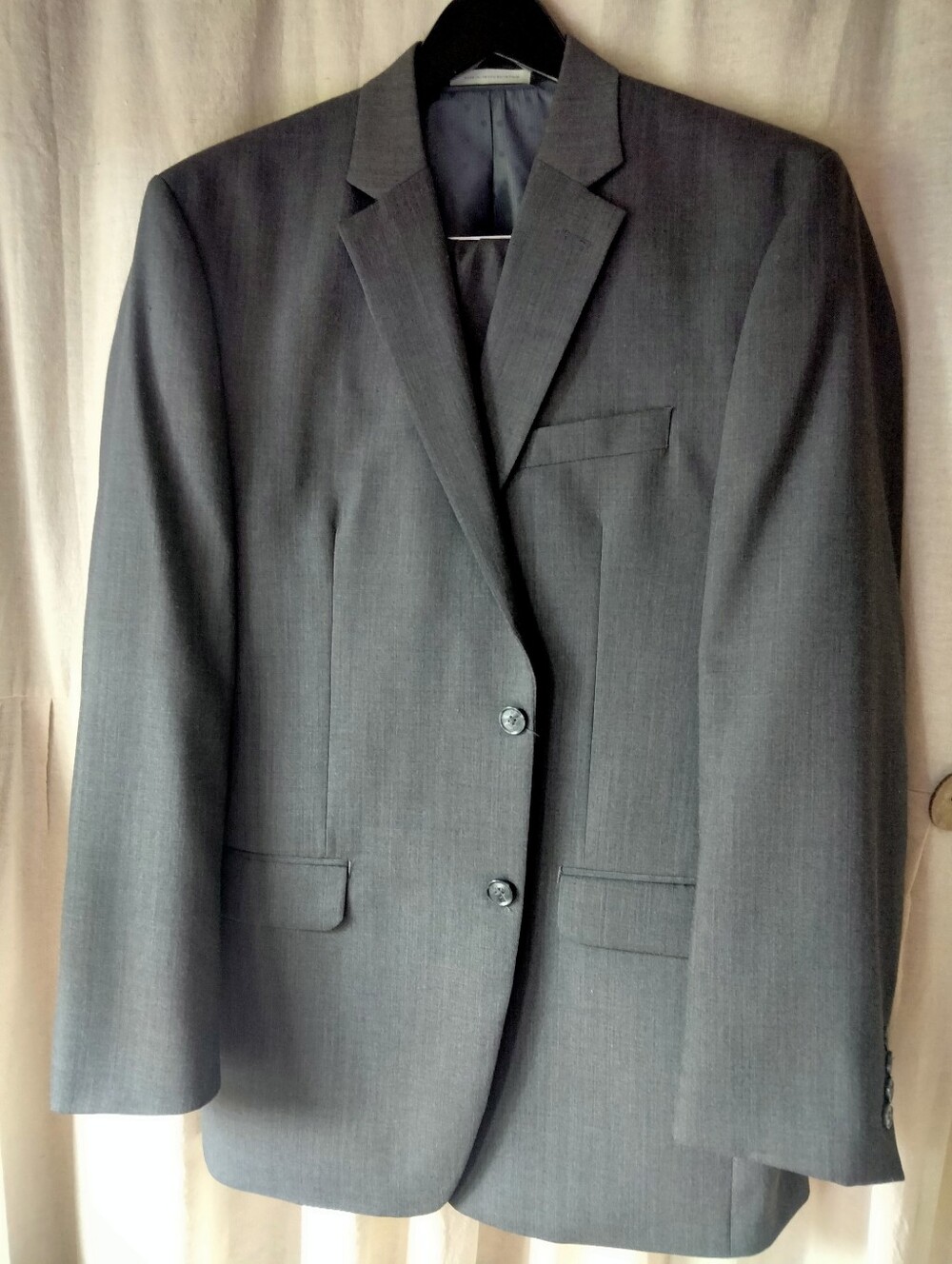 Men's Grey Suit Jacket Size 44L